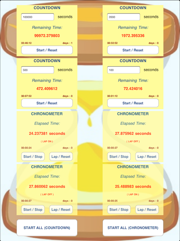 Chronometer and Countdown HD