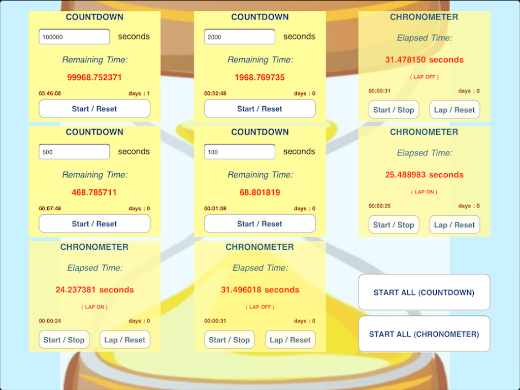 Chronometer and Countdown HD