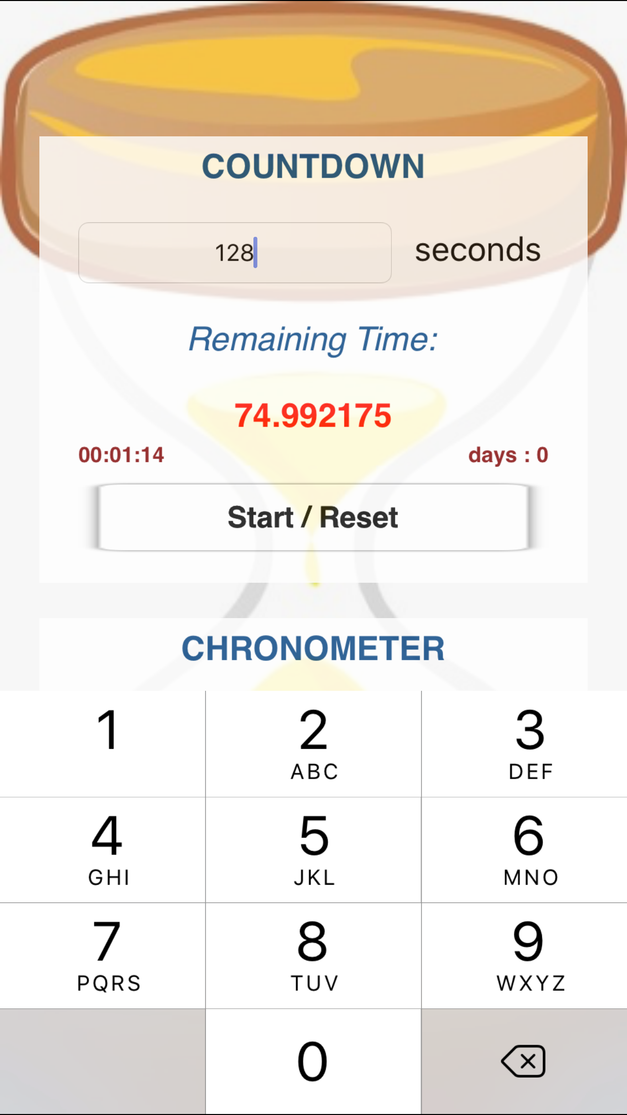 Chronometer and Countdown