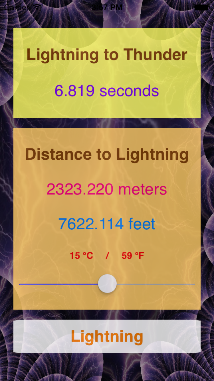 Lightning Distance Calculator