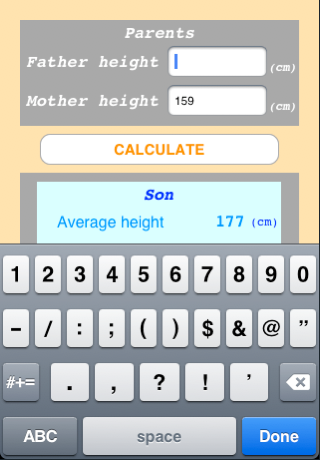 Son Height Calculator